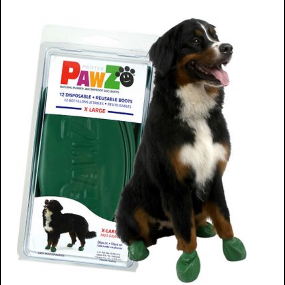 XL dog rubber booties🐕 great in rain snow OR just to keep outside dirt off feet